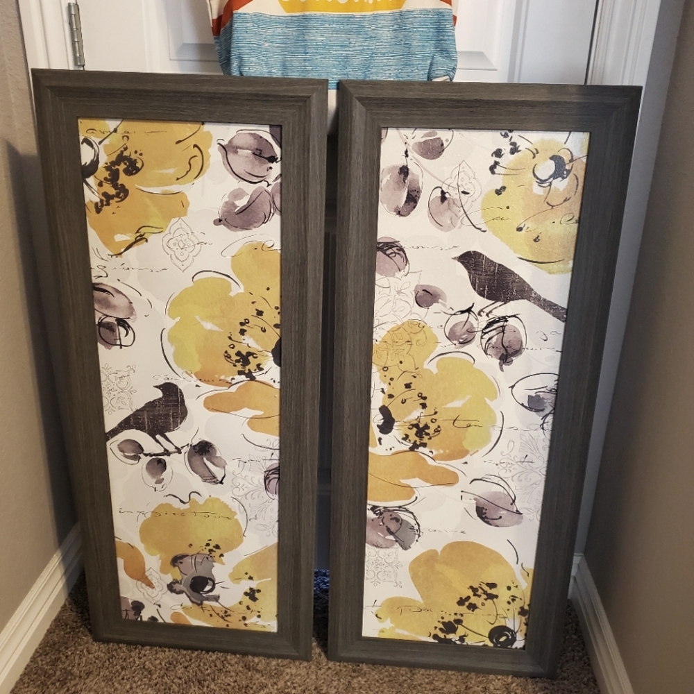 Framed wall decor